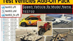 Test Vehicles Add-On Pack (All-in-1)