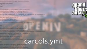 carcols.ymt converted into XML format