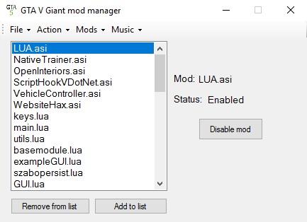 Giant Mod Manager