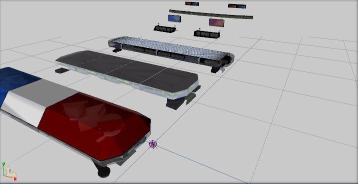 Real-Life Police Lights for Devs [Zmodeler3 Resource] [NON ELS]