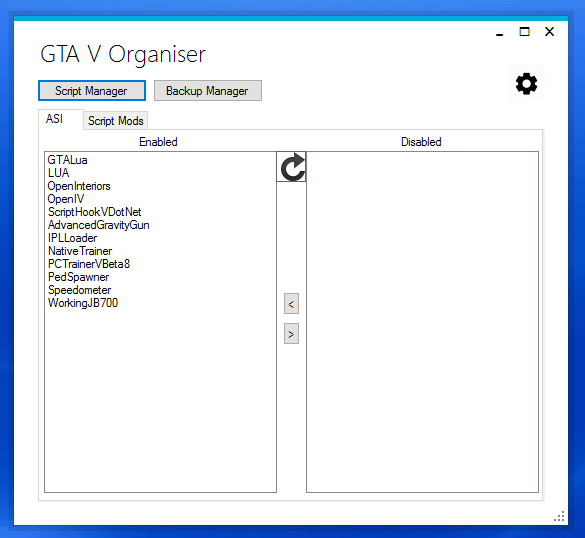 GTA V Organiser