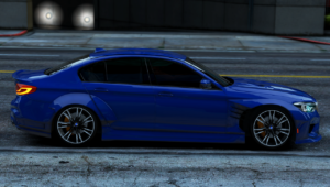 BMW M5 F90 2018 drift handing