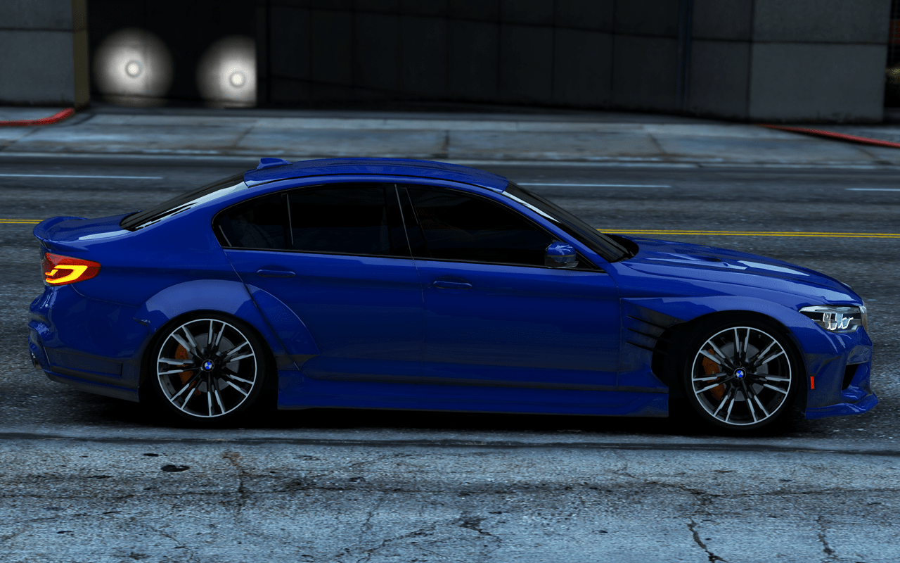 BMW M5 F90 2018 drift handing