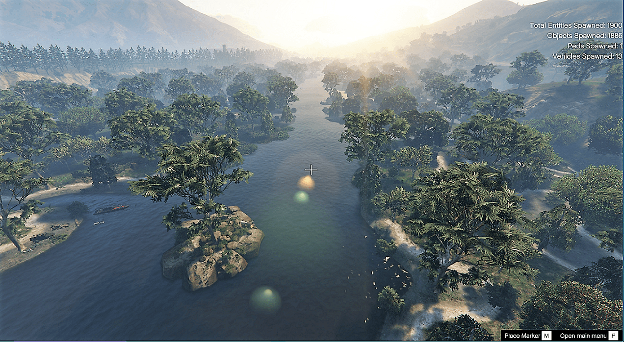 River ENCHANTED Vegetation & LogCabin YMAP & [Menyoo]