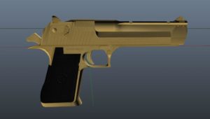 Weapon : [ Desert Eagle Golden Retextured ] Animated PURE GOLD !!!