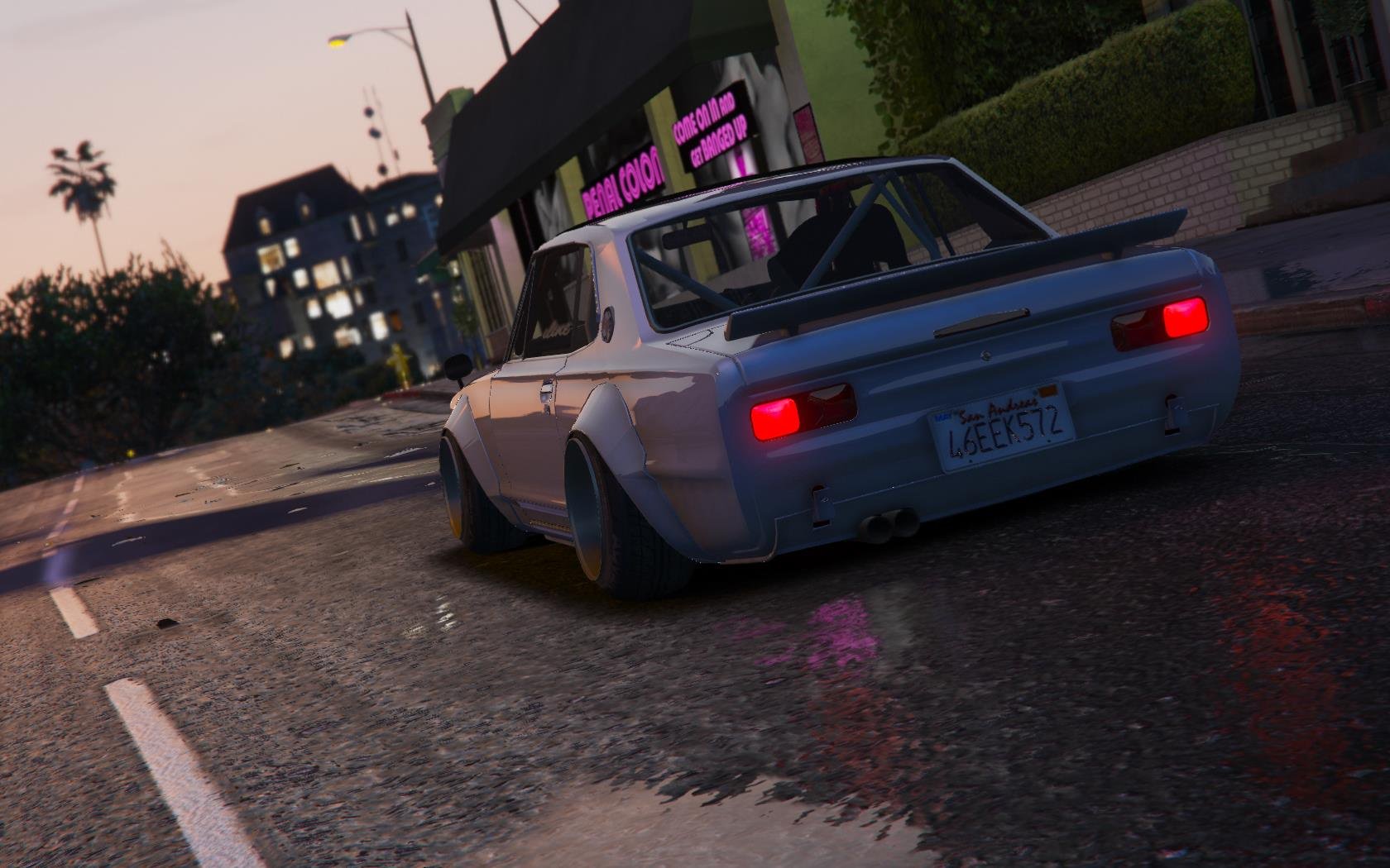 Nissan skyline 2000gt r в gta 5 фото 7