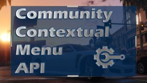 Community Contextual Menu API