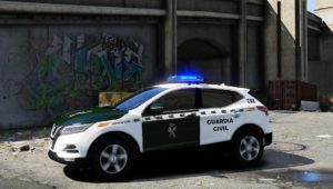 Nissan Qasqhai 17 Guardia civil y CNP (ELS)