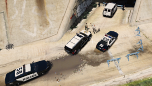 bank robbery accident