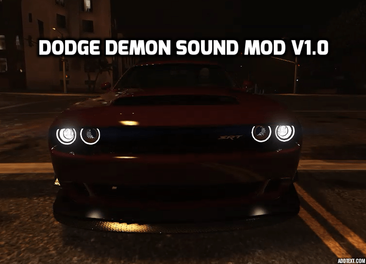 Dodge Demon Sound Mod