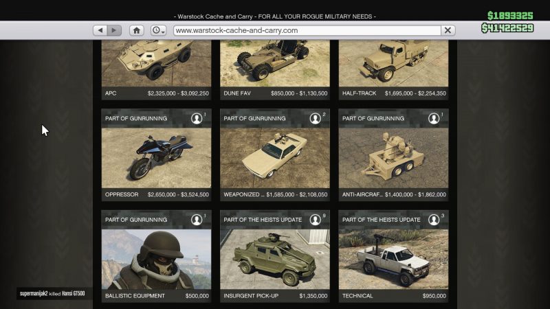 Обновление «Торговля оружием» для GTA Online слишком дорогое?